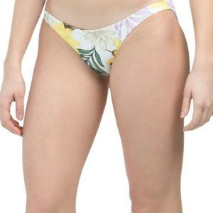 NWT Vitamin A S/6 Luciana White / Soleil Floral Reversible Bikini Tankini Bottom